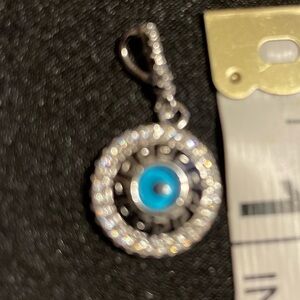 evil eye pendant sterling silver 925